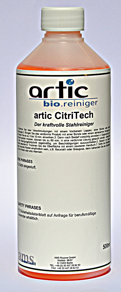 ARTIC CITRITECH - Der kraftvolle Stahlreiniger