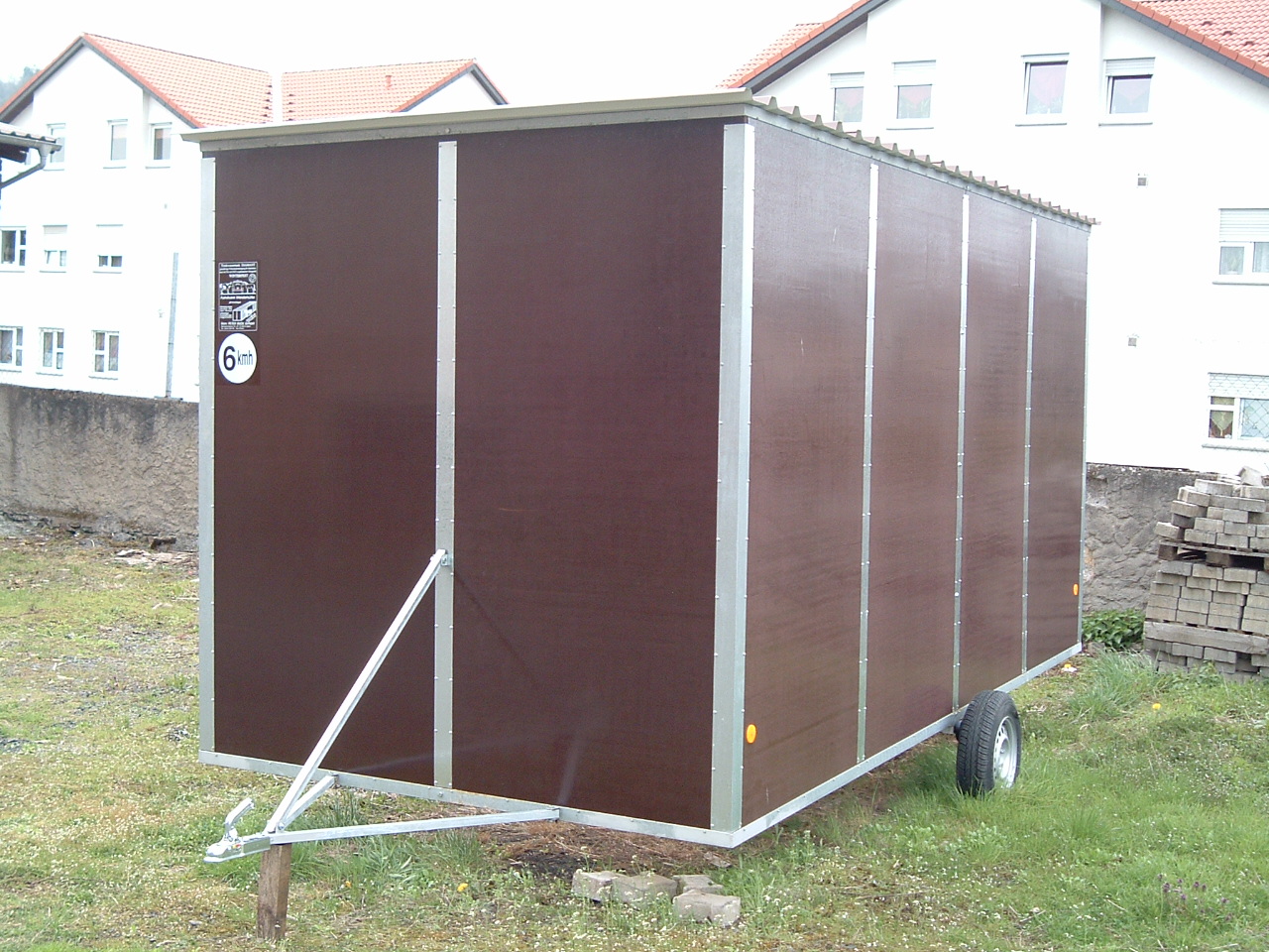 Fahrbare Weidehütten